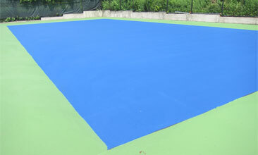 tennis court construction